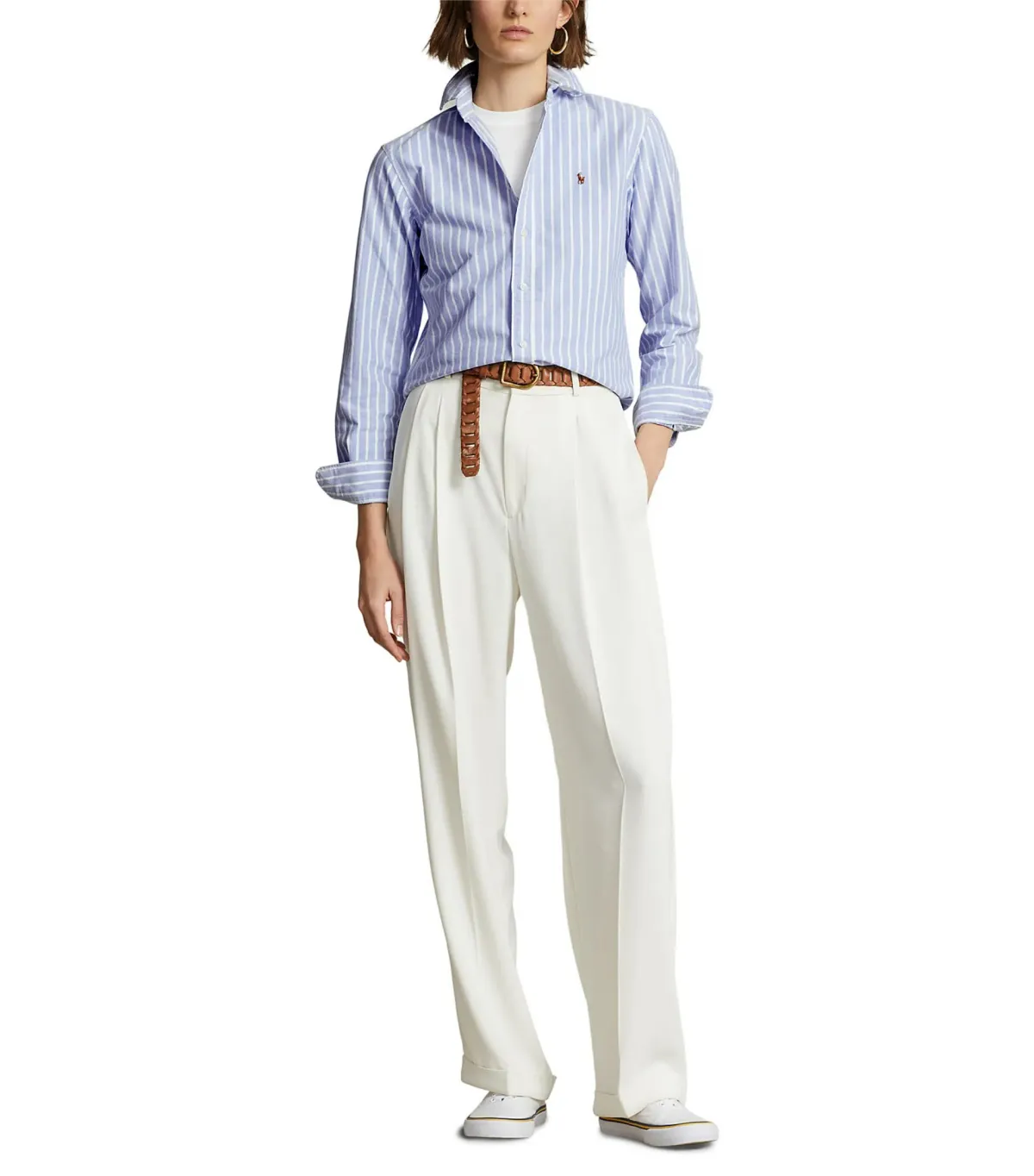 Polo Ralph Lauren Classic Fit Oxford Shirt Blue Size AU 8 - Image 1