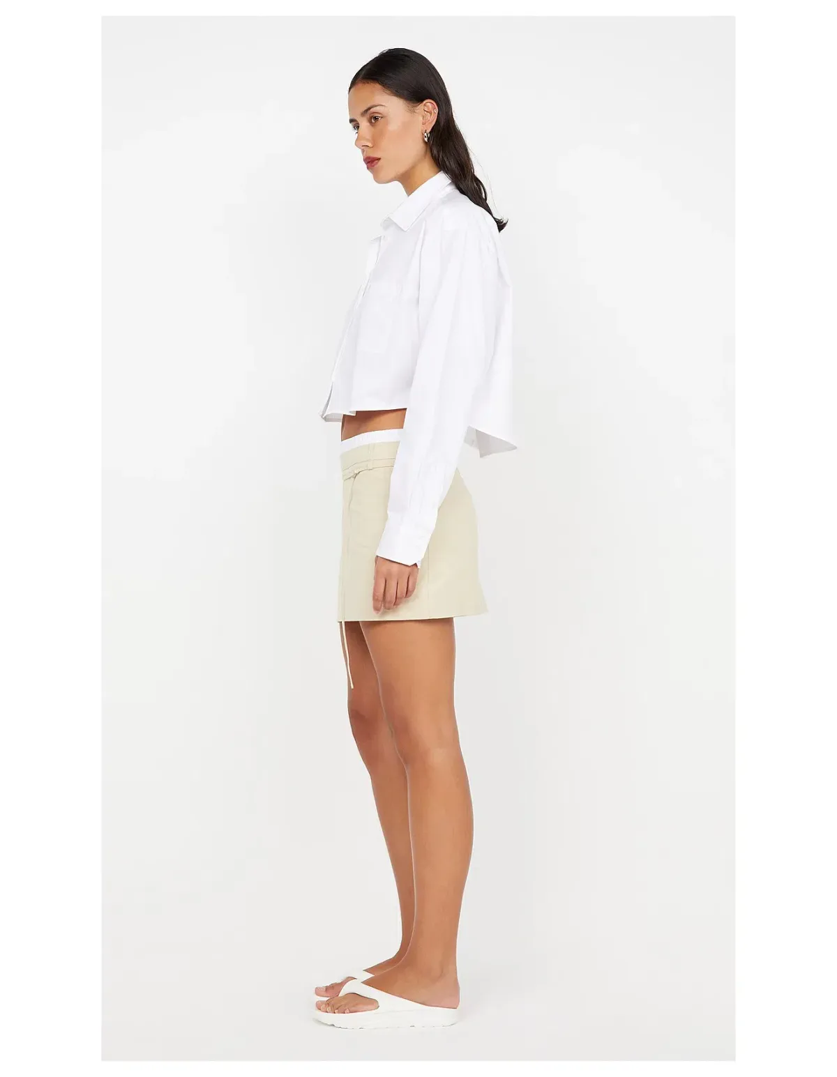 Bec & Bridge Kelsi Mini Skirt Bone Size AU 10 - Image 3