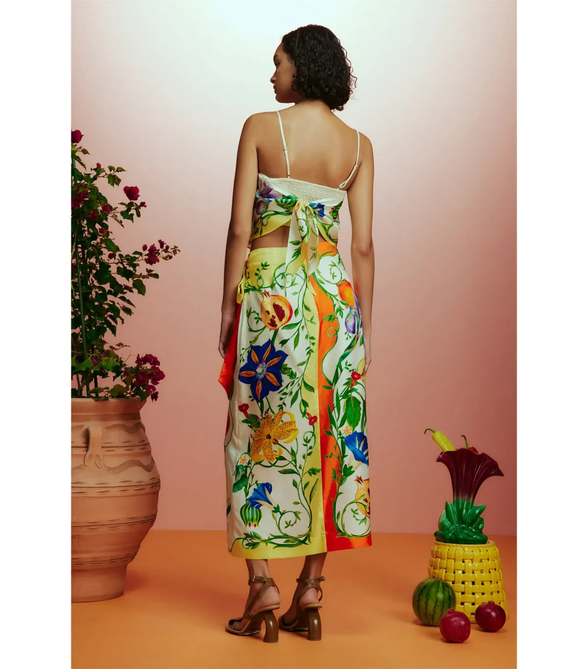 Alemais Flores Sarong Skirt Multi Size AU 10 - Image 4