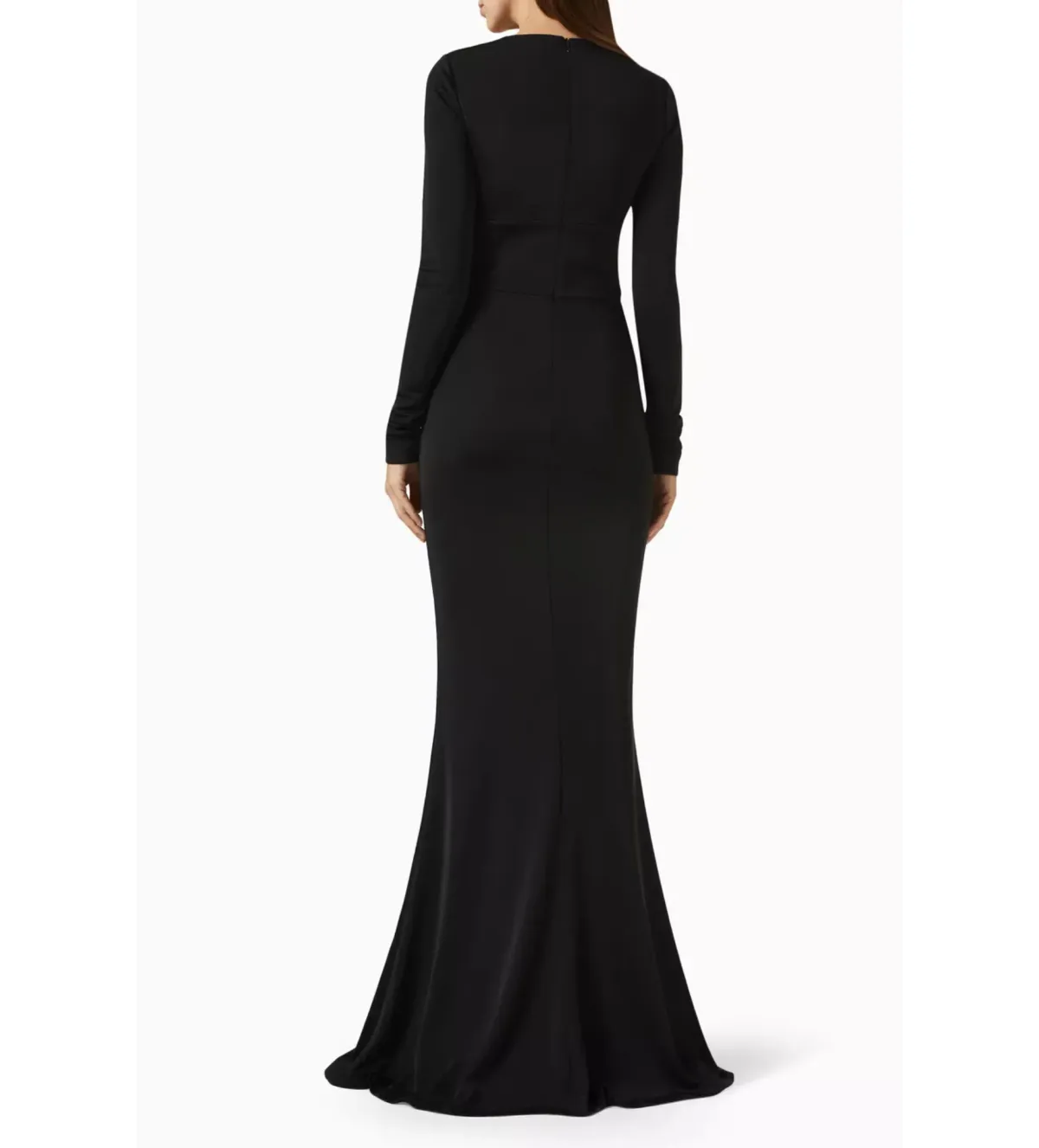 Rebecca Vallance Domenica Gown in Jersey Black Size AU 6 - Image 2