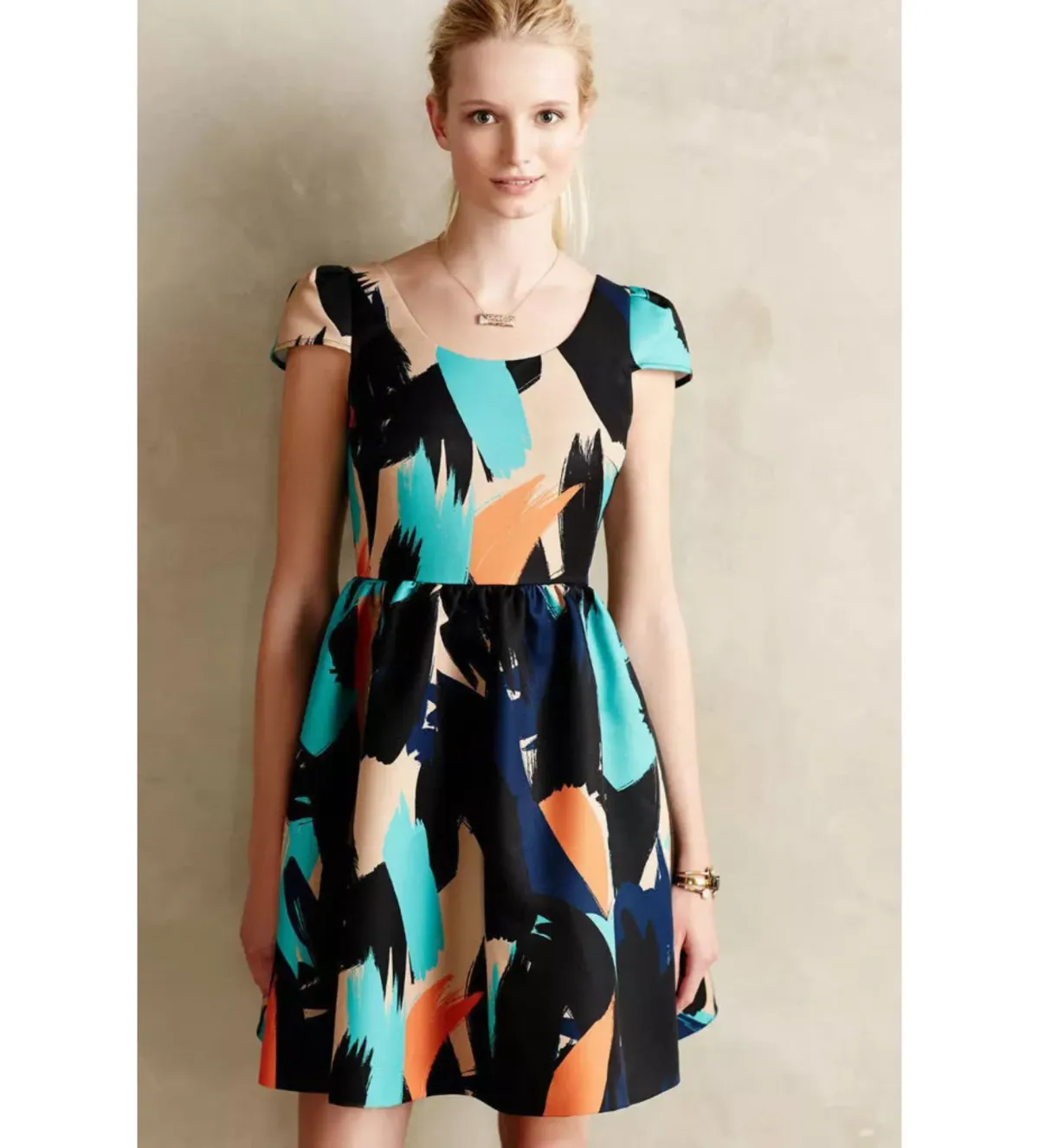 Anthropologie Pinion Mini Dress Multi Size 6 - Image 1