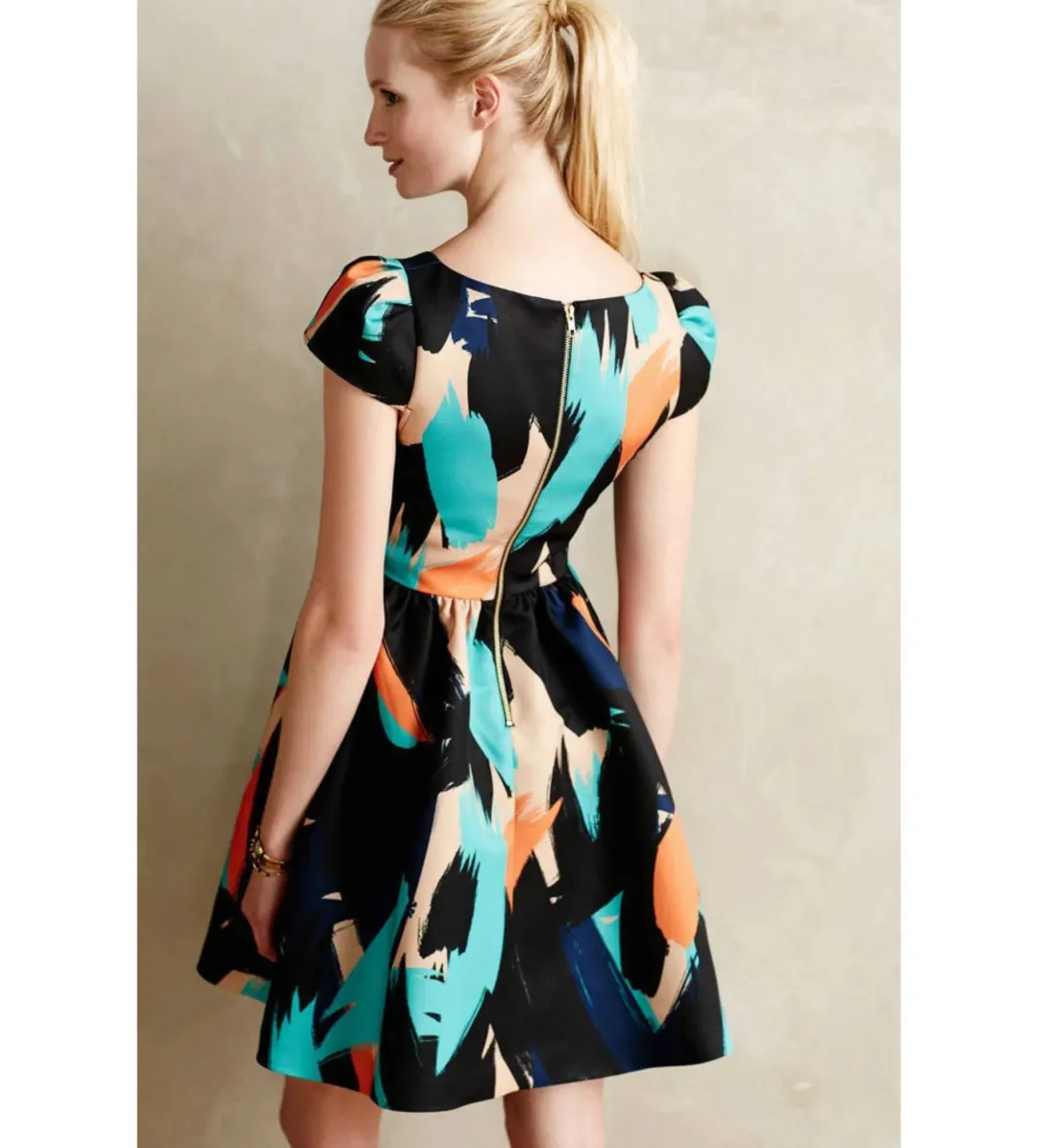Anthropologie Pinion Mini Dress Multi Size 6 for rent on The Volte - main image