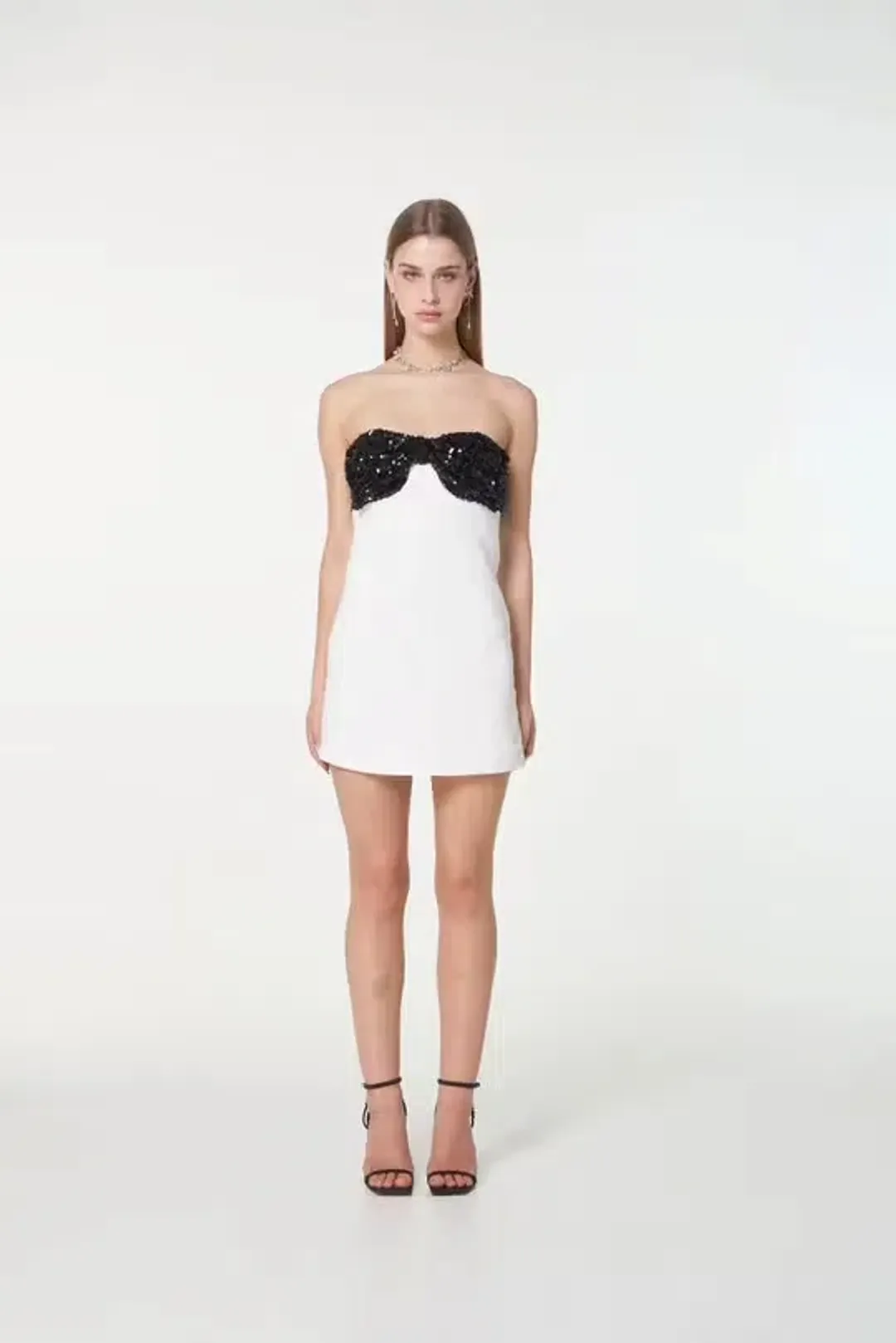 Par Violet Romantica Dress White Size 6 for rent on The Volte - main image