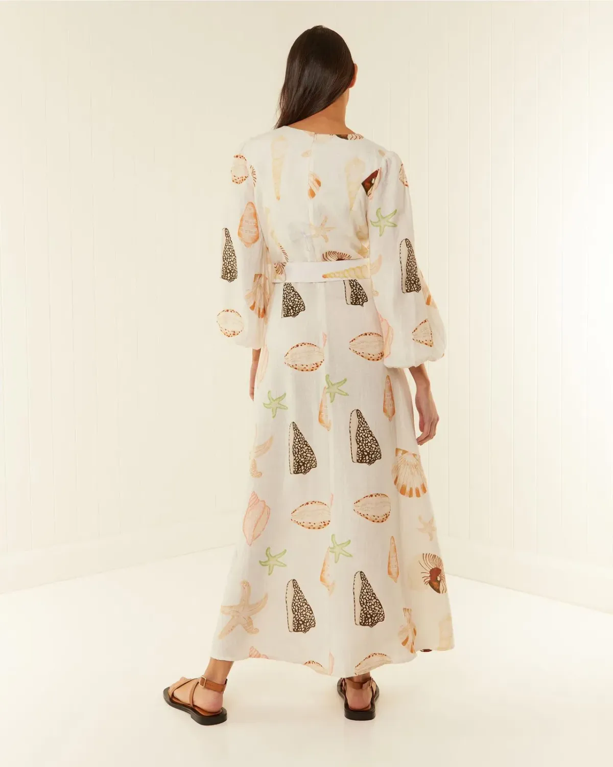 Palm Noosa Melrose Dress Shells Maxi Size AU 6 - Image 4