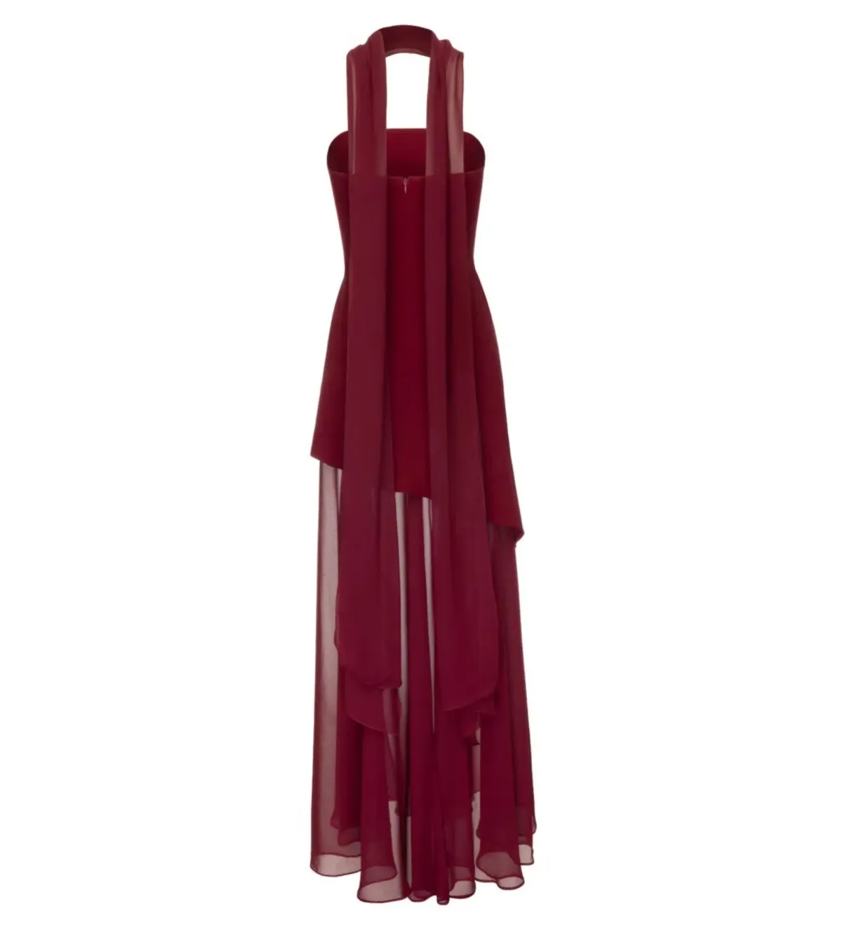 Matters Store Monaco Maxi Dress with Scarf Burgundy Size AU 8 - Image 7