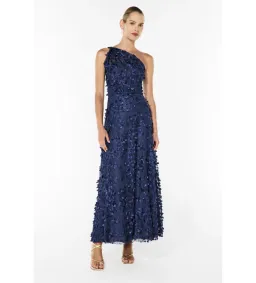 Manning Cartell Enchantment One Shoulder Maxi Dress Royal Blue Size AU 14 for rent on The Volte - image 1