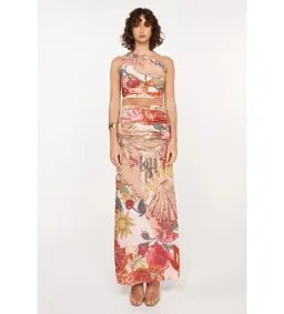 She is OLLÁ Ophelia Maxi Dress Victor Print Size AU 8 for rent on The Volte - image 1