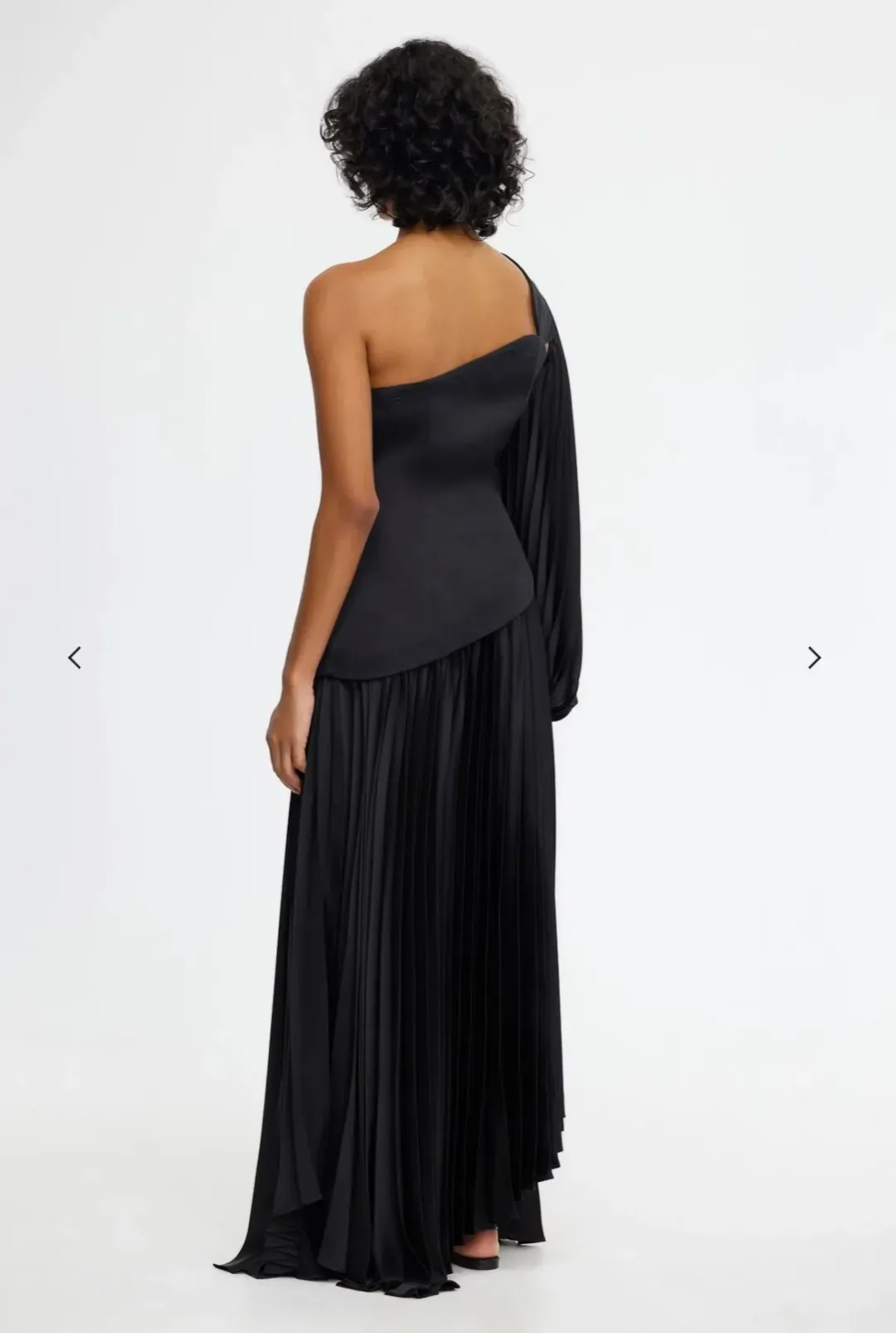 Acler Denbury Maxi Dress Black Size 10 for rent on The Volte - main image
