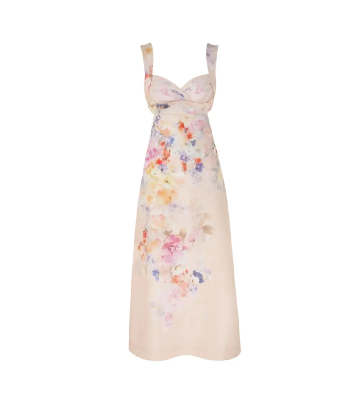 Zimmermann Crush Midi Dress in Pink Size AU 10 - Image 2