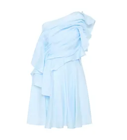 Aje Genesis Mini Dress in Sea Breeze Size L / AU 12 for rent on The Volte - image 5
