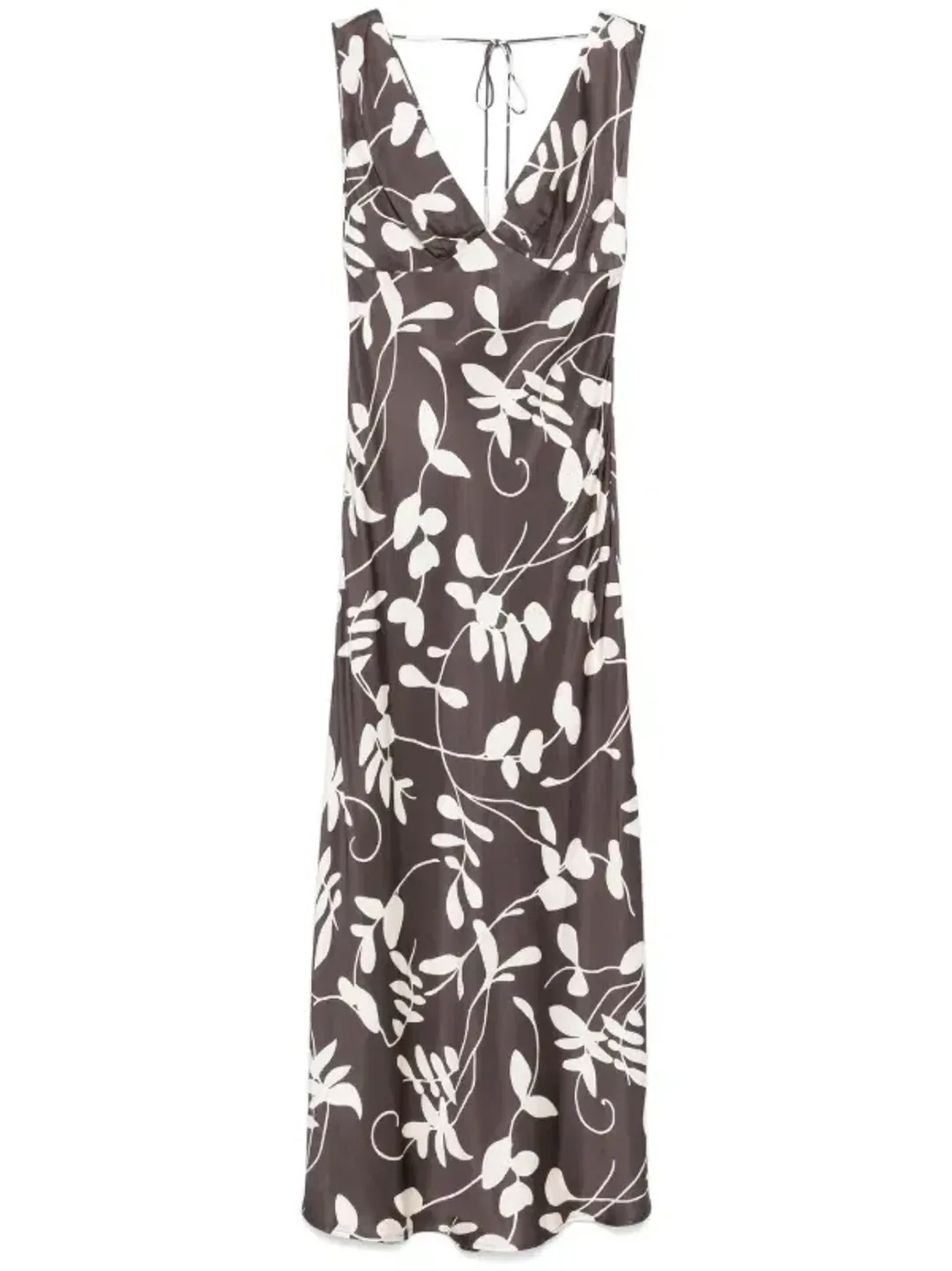 Faithfull The Brand Amiens Maxi Dress in Brown Print Size XS / AU 6 for rent on The Volte - main image