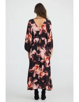 Brave + True Sunshine Midi Dress Night Orchid Size AU 12 for rent on The Volte - image 5