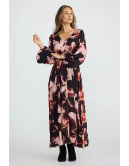 Brave + True Sunshine Midi Dress Night Orchid Size AU 12 for rent on The Volte - image 3