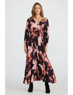 Brave + True Sunshine Midi Dress Night Orchid Size AU 12 for rent on The Volte - image 4