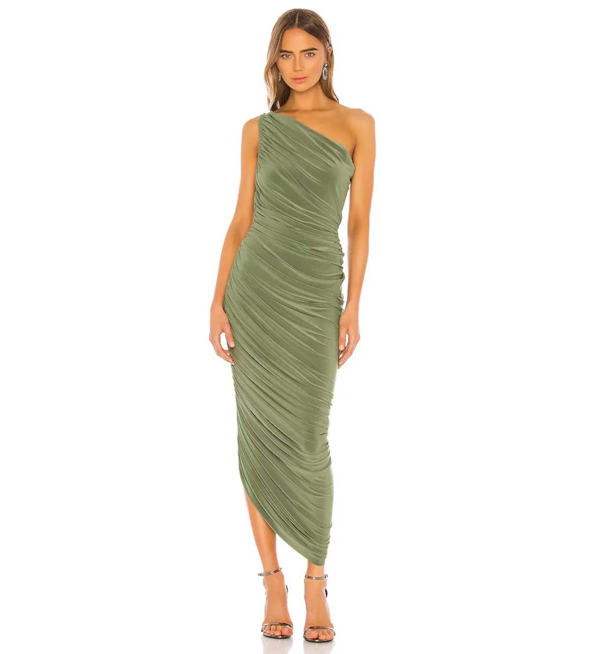 Norma Kamali Diana Gown in Celadon Size M / AU 10 - Image 1