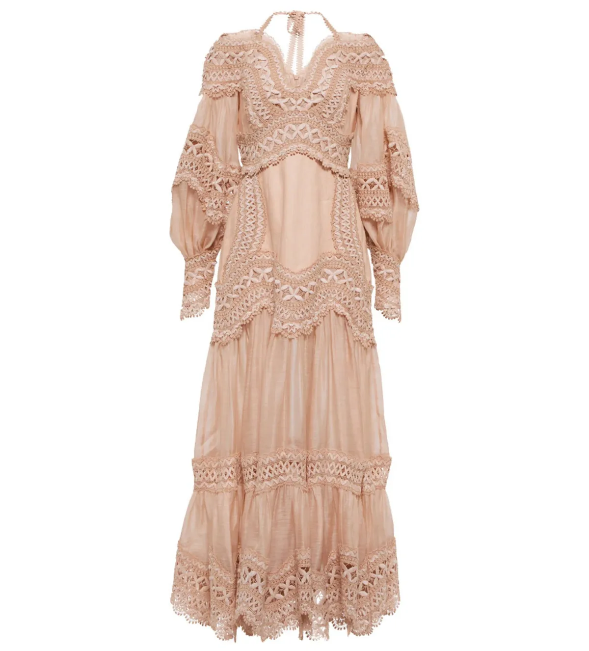 Zimmermann The Postcard Embroidered Dress in Ballet Size 12/M - Image 2