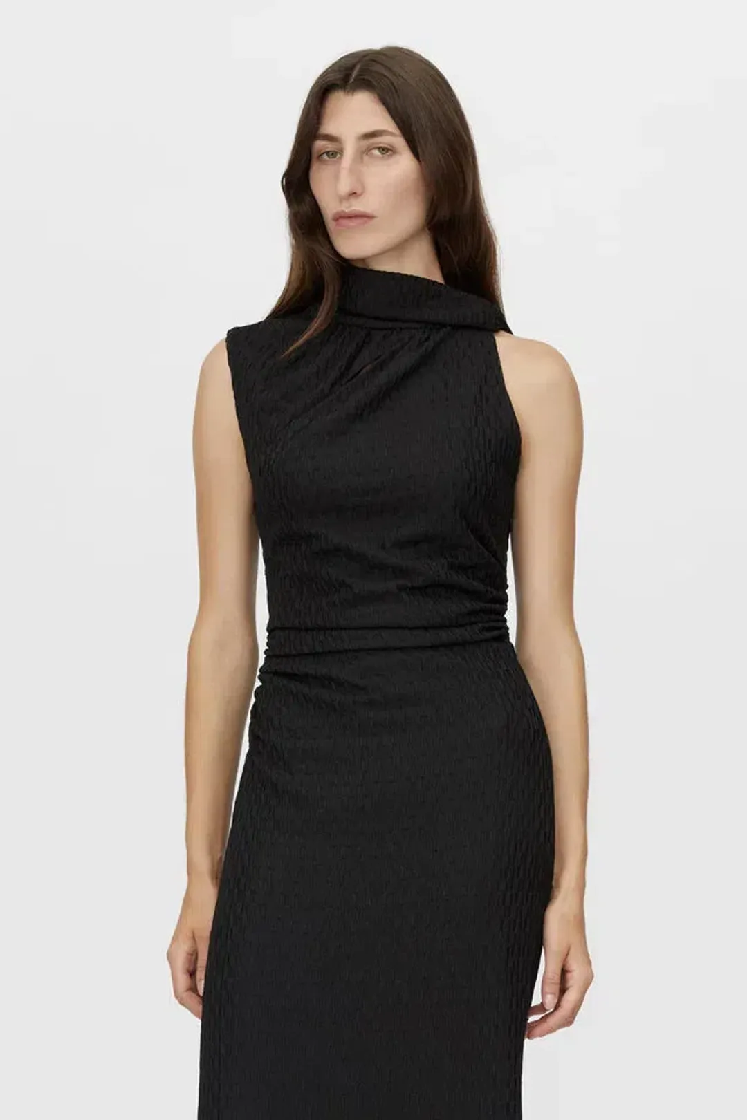Camilla And Marc Davana Midi Dress Black Size 10 for rent on The Volte - main image