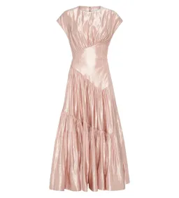 Aje Serendipity Reflection Midi Dress Blush Pink Size 12 for rent on The Volte - image 2