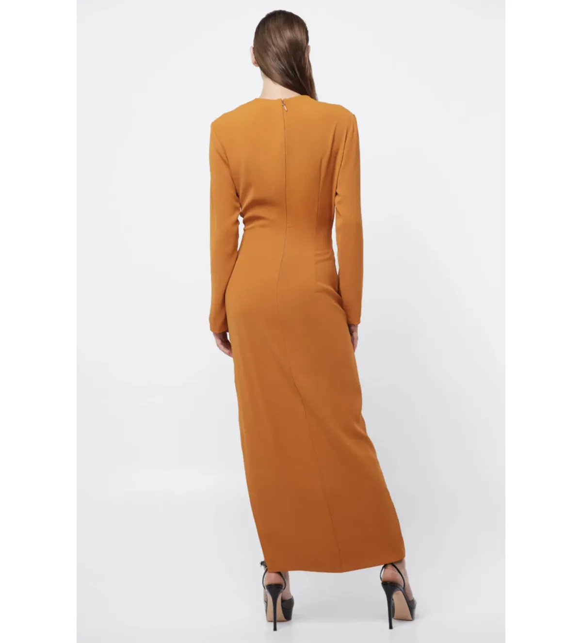 Mossman Sense Of You Maxi Dress Orange Size 12 - Image 2