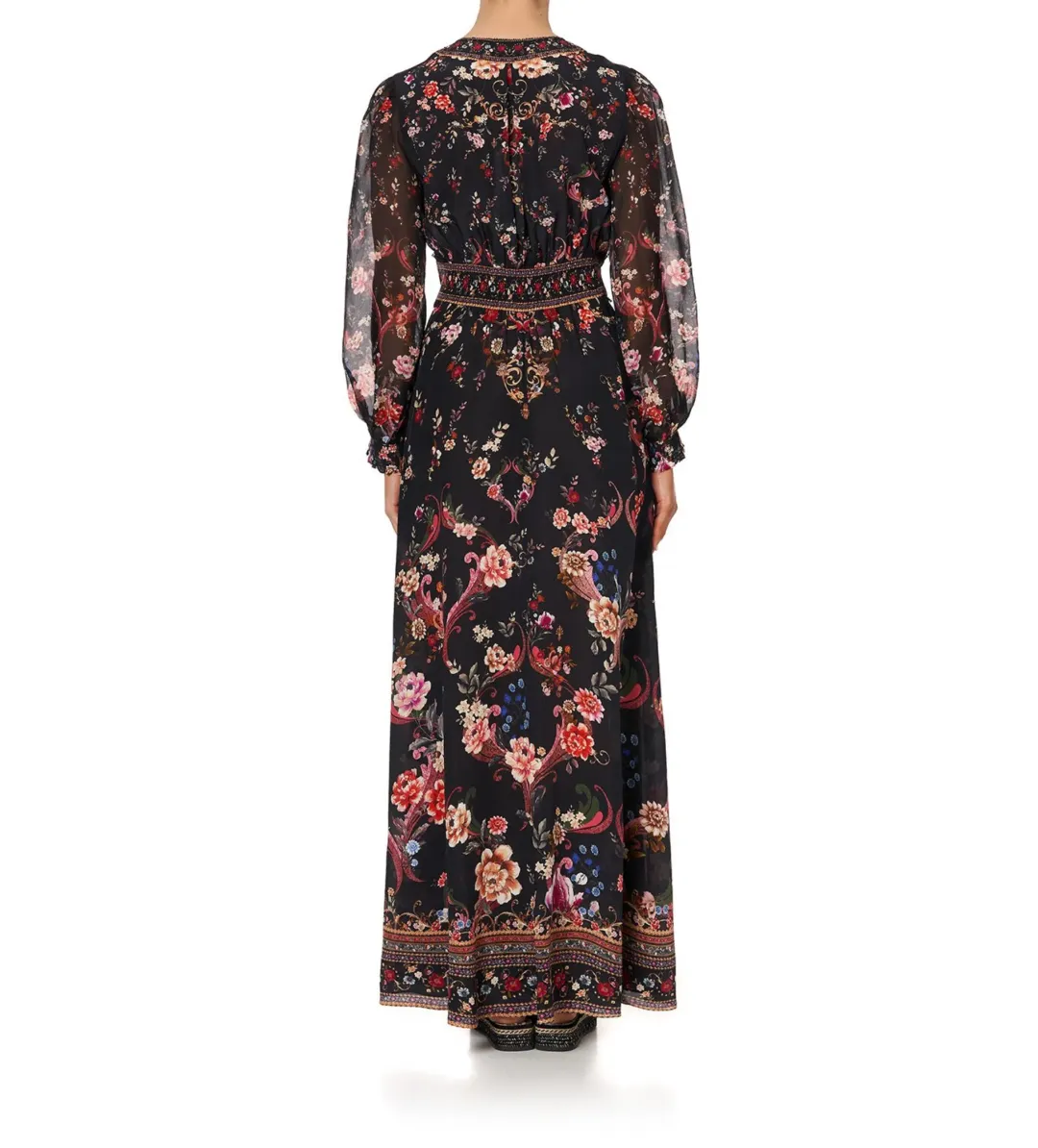 Camilla A Girl Like You Button Dress With Shaped WaistbandSize XXXL/Au 20 for rent on The Volte - main image