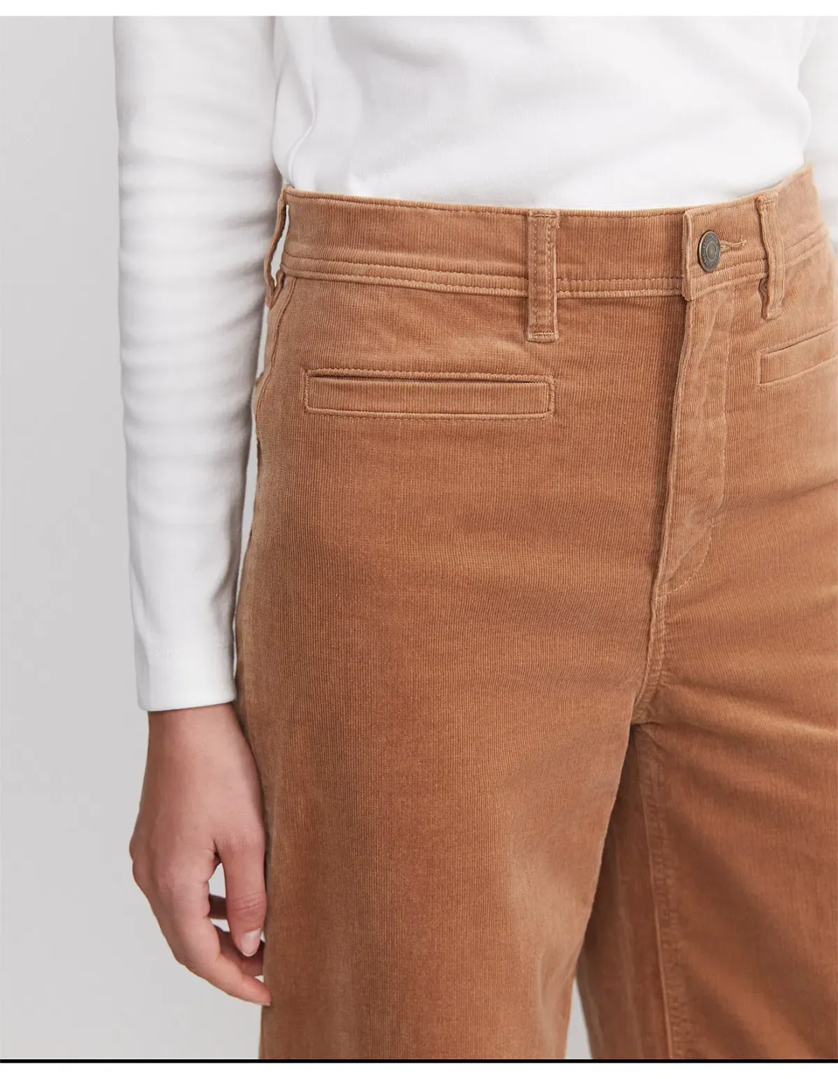 Sportscraft Cleo Cord Wide Leg Jean Camel Size AU 14 - Image 4