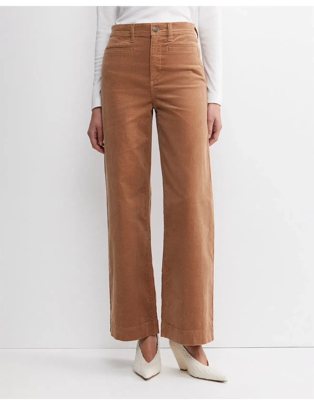 Sportscraft Cleo Cord Wide Leg Jean Camel Size AU 14 - Image 3