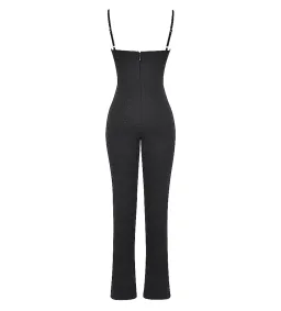House of CB Luisa Loungewear Jumpsuit Charcoal Size Au 14 for rent on The Volte - image 6