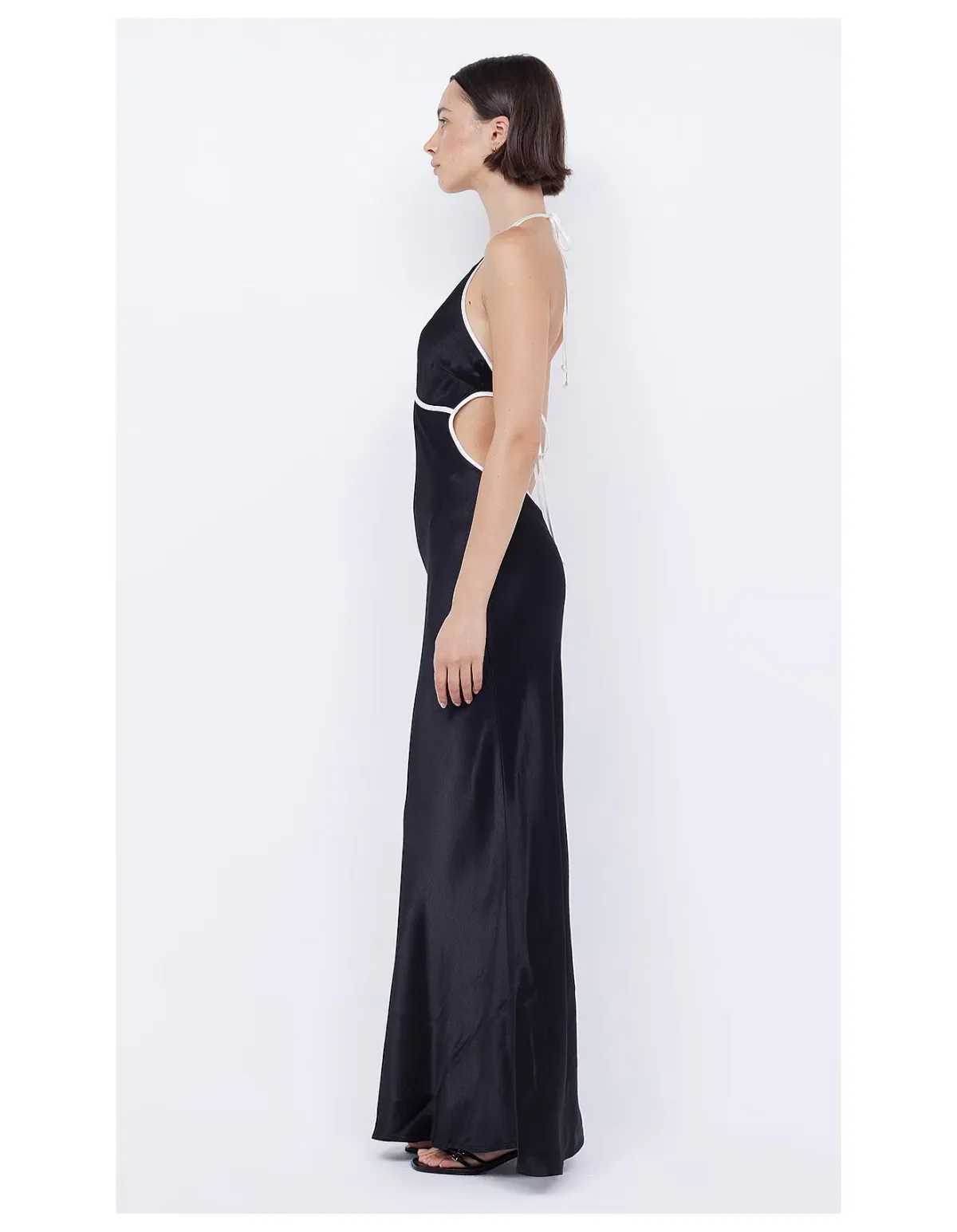Bec & Bridge Zariah Halter Dress Maxi Black Size AU 12 - Image 4