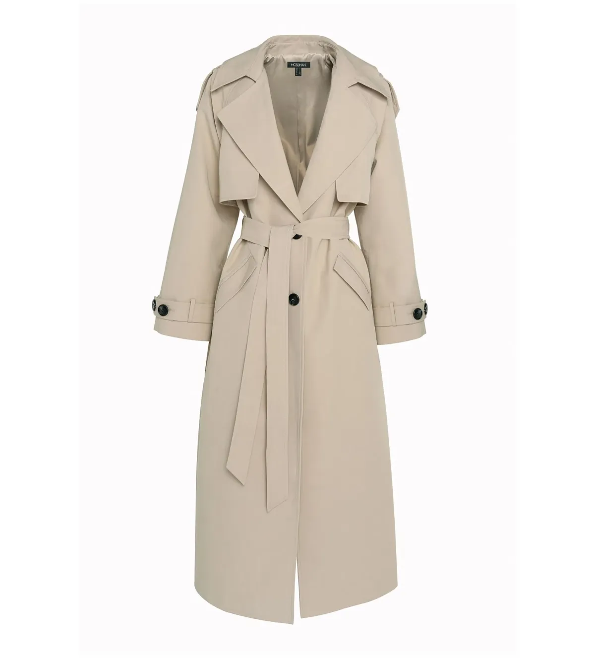 Mossman Franklin Trench Coat in Natural Size AU 8 - Image 5