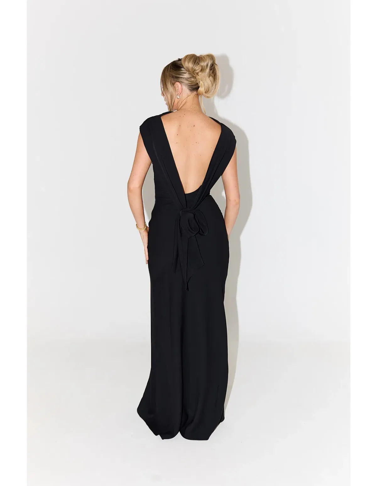 Odd Muse The Ultimate Muse Drape Maxi Dress Black Size 8 - Image 2