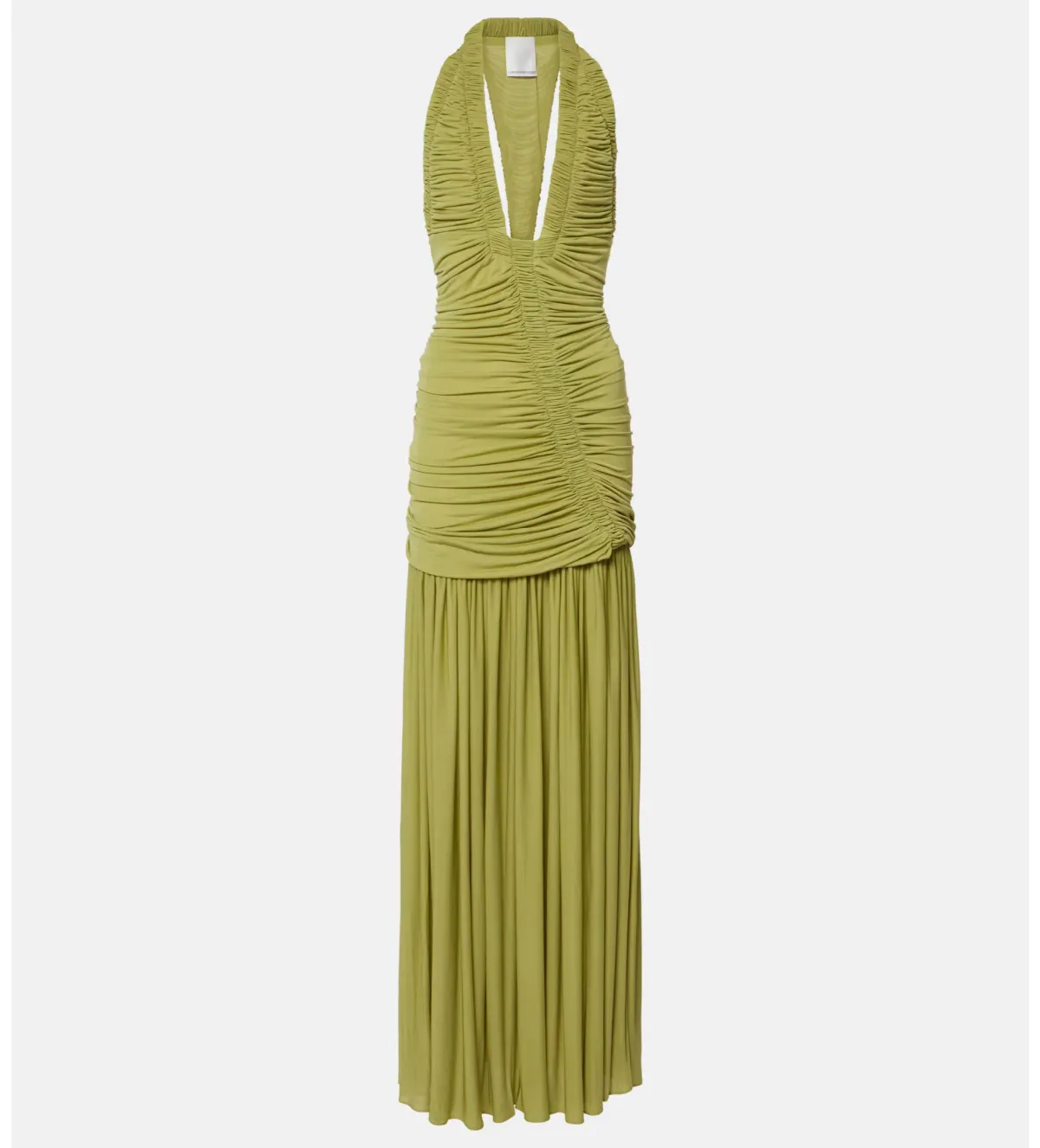 Christopher Esber Orion Gown in Green Olive Size S / AU 8 - Image 5
