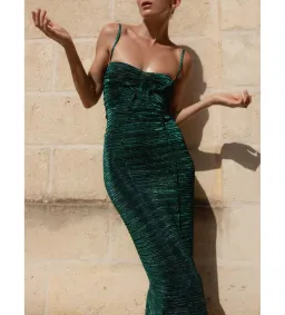 Georgia Hardinge Element Maxi Dress Bottle Green Size AU 10 for rent on The Volte - image 5