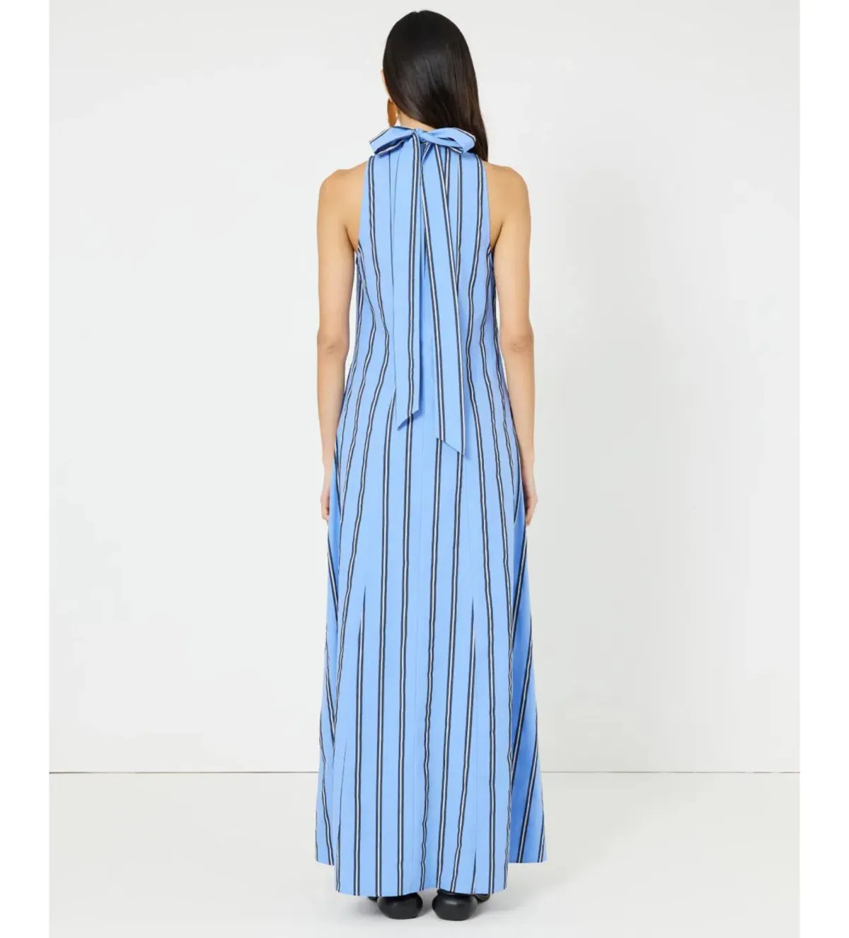 Camilla And Marc Maxi Dress Atoll Stripe Size 12 - Image 8