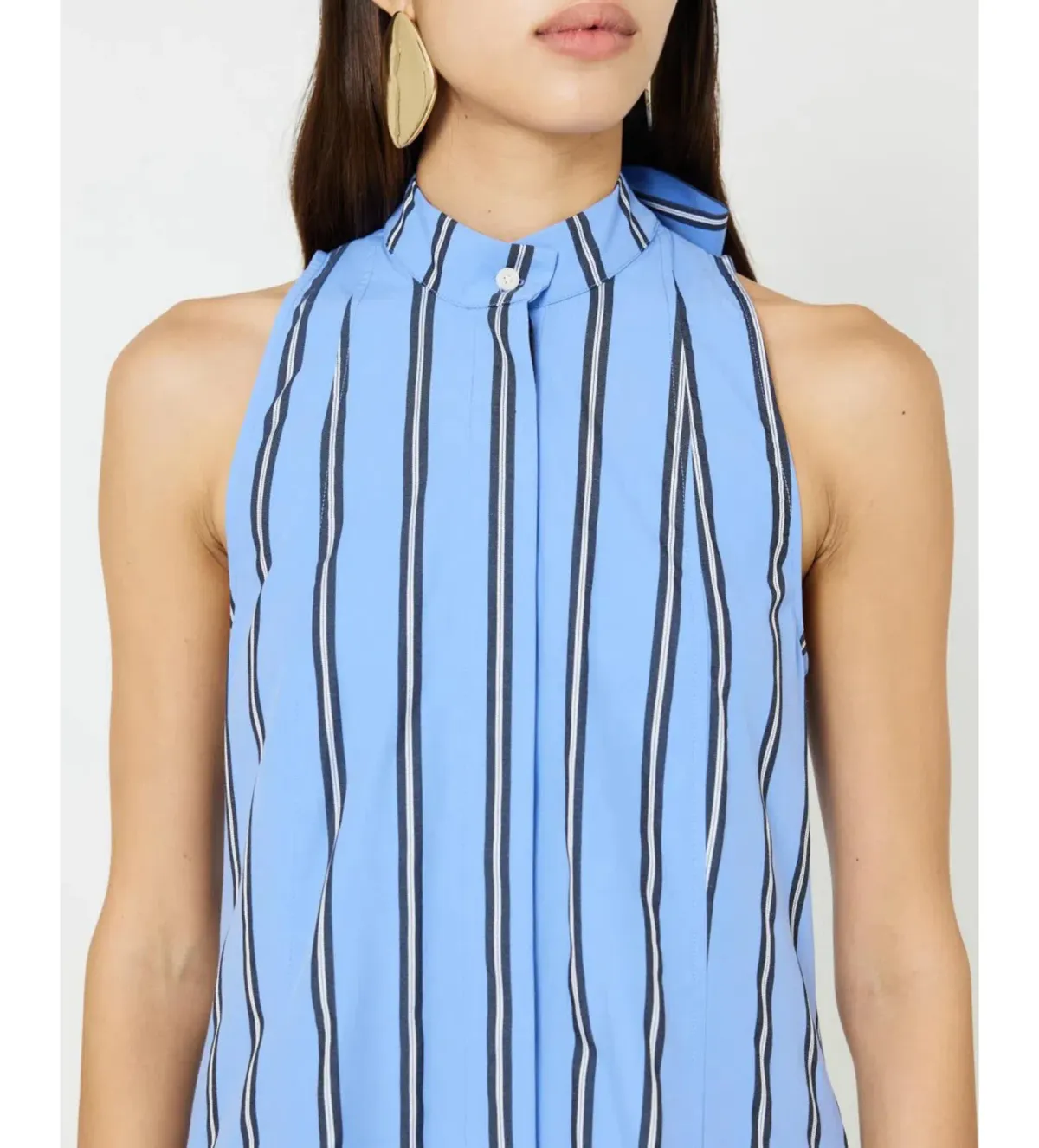 Camilla And Marc Maxi Dress Atoll Stripe Size 12 - Image 6