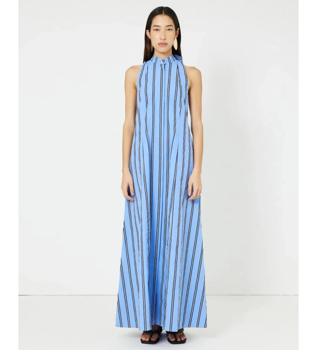Camilla And Marc Maxi Dress Atoll Stripe Size 12 for rent on The Volte - main image