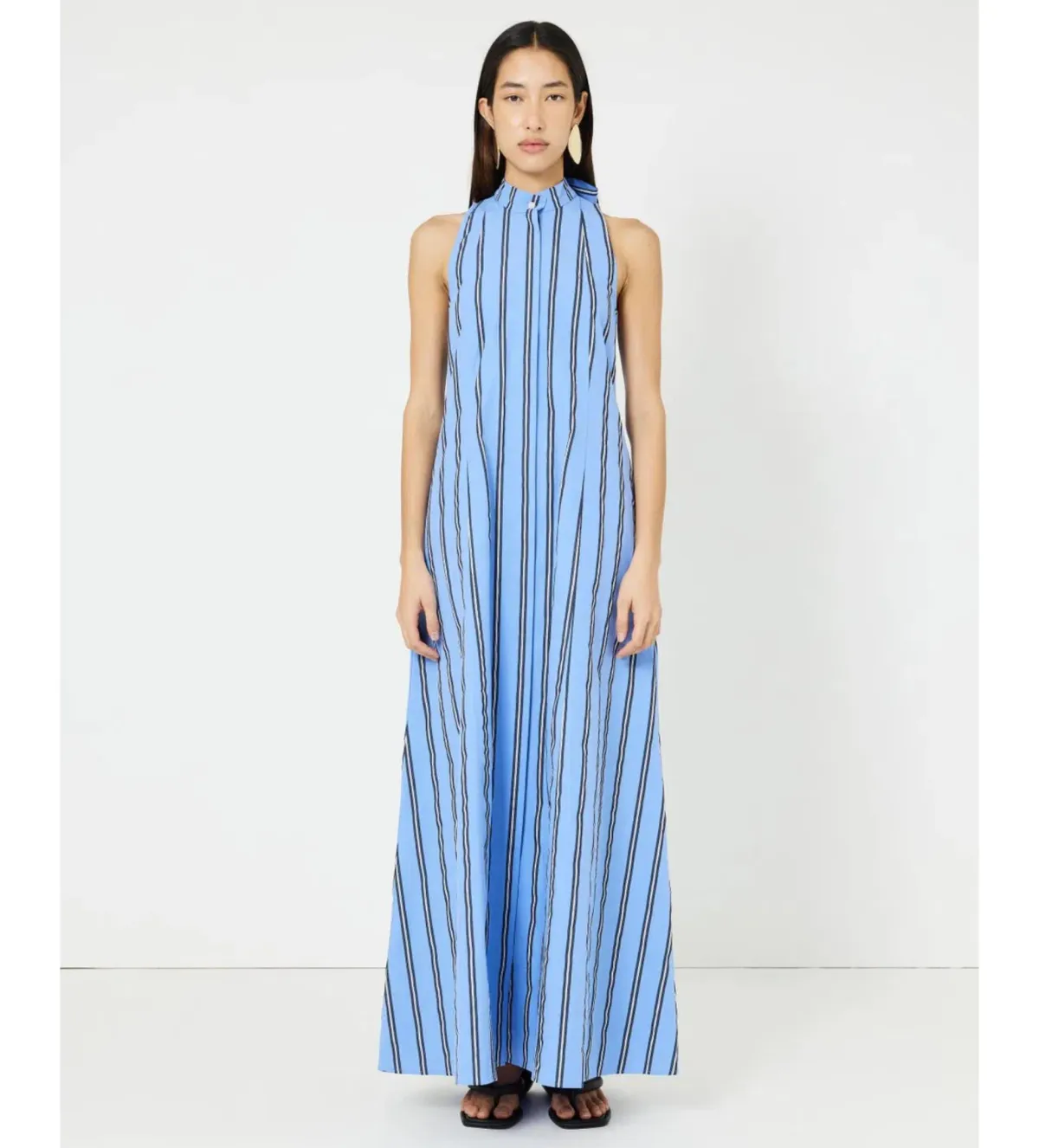 Camilla And Marc Maxi Dress Atoll Stripe Size 12 - Image 4