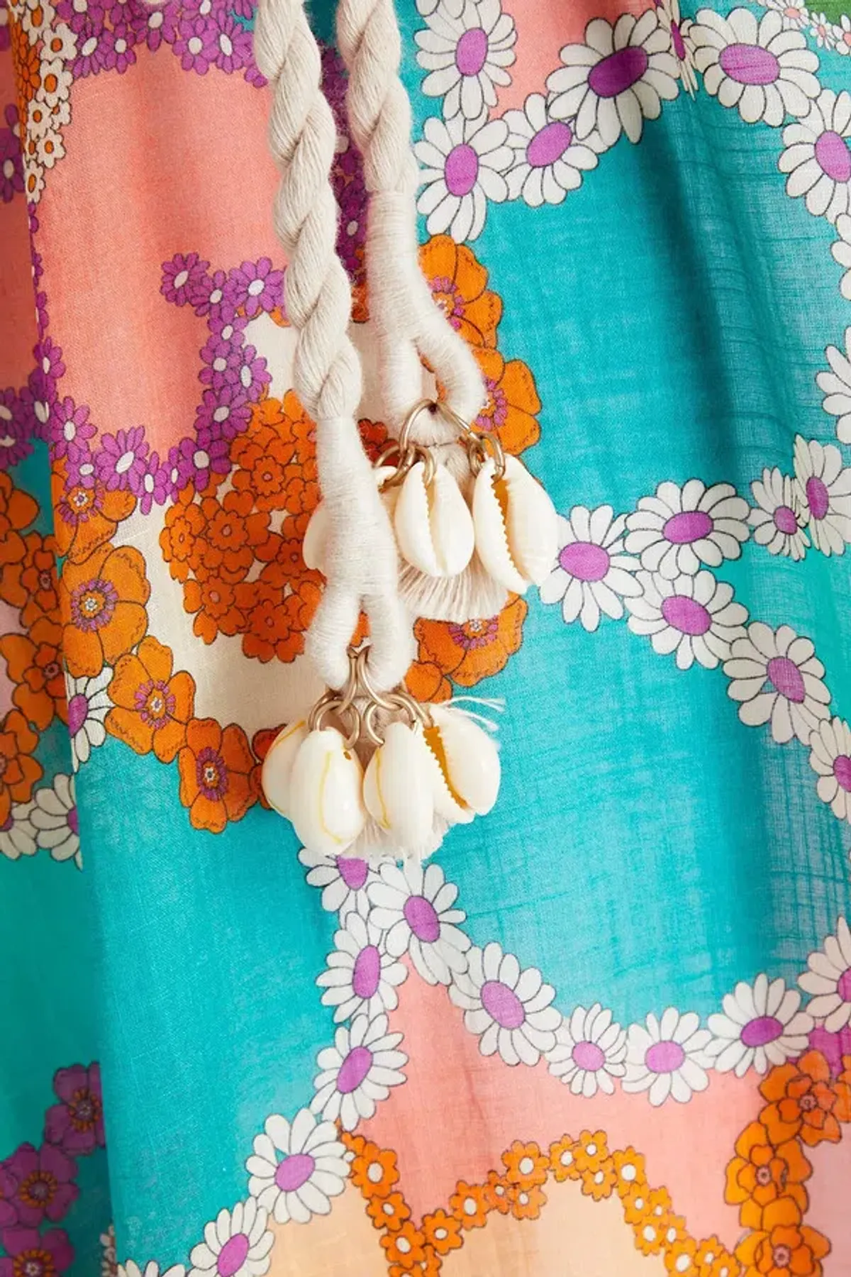 Zimmermann Lola Frilled Ruffled Halterneck Midi Dress Floral Size 0 / AU 8 - Image 4