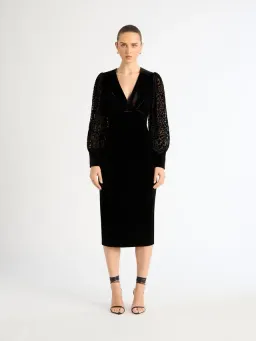 Sheike Elite Midi Dress Black Size 12 for rent on The Volte - image 1