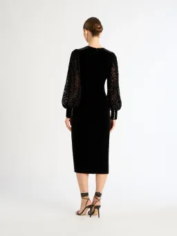 Sheike Elite Midi Dress Black Size 12 for rent on The Volte - image 3