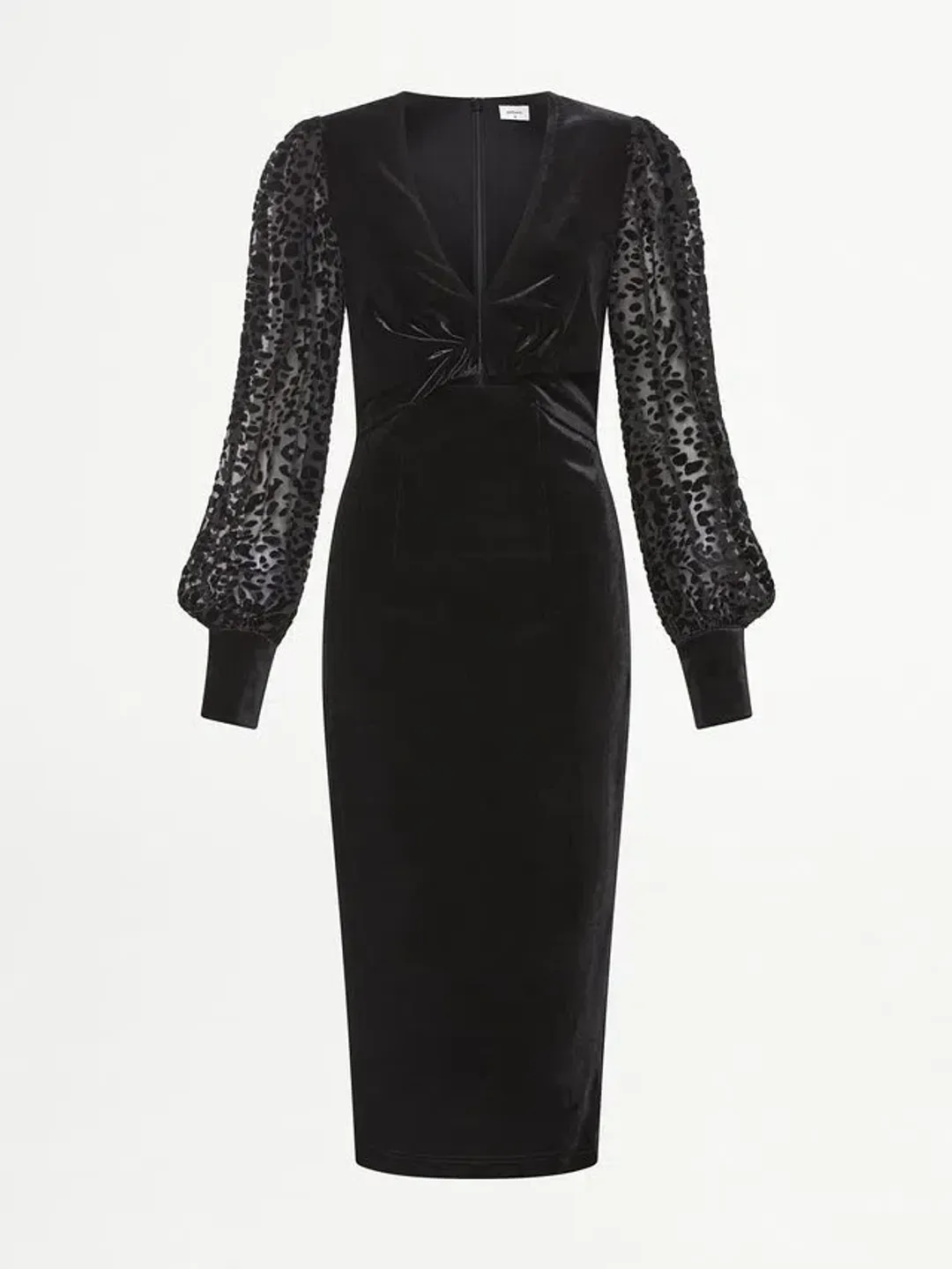 Sheike Elite Midi Dress Black Size 12 for rent on The Volte - main image