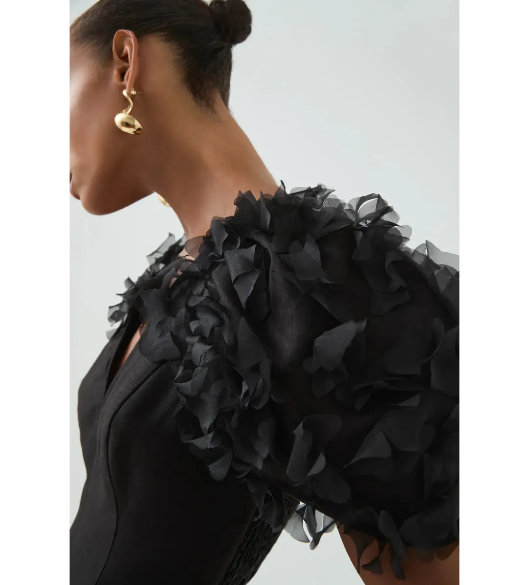 Aje Muse Maxi Dress Black Size 12 for rent on The Volte - main image