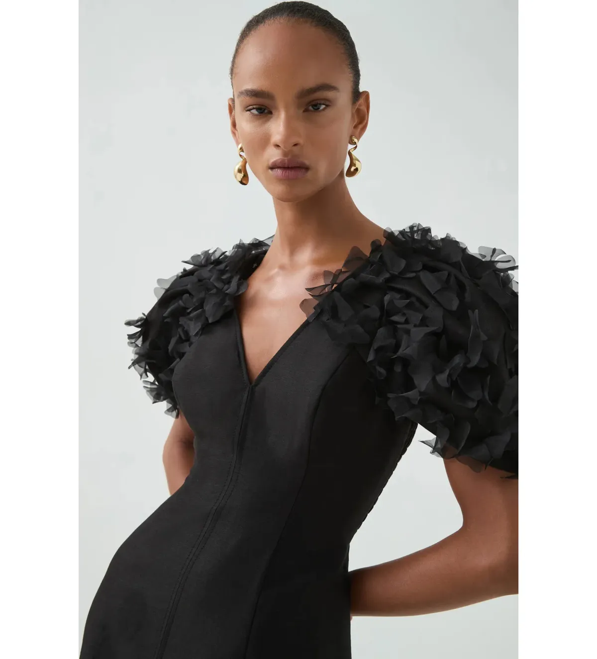 Aje Muse Maxi Dress Black Size 12 - Image 2