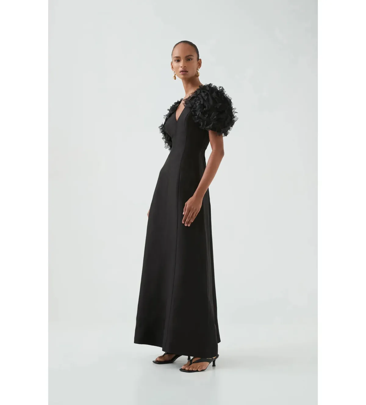 Aje Muse Maxi Dress Black Size 12 - Image 4