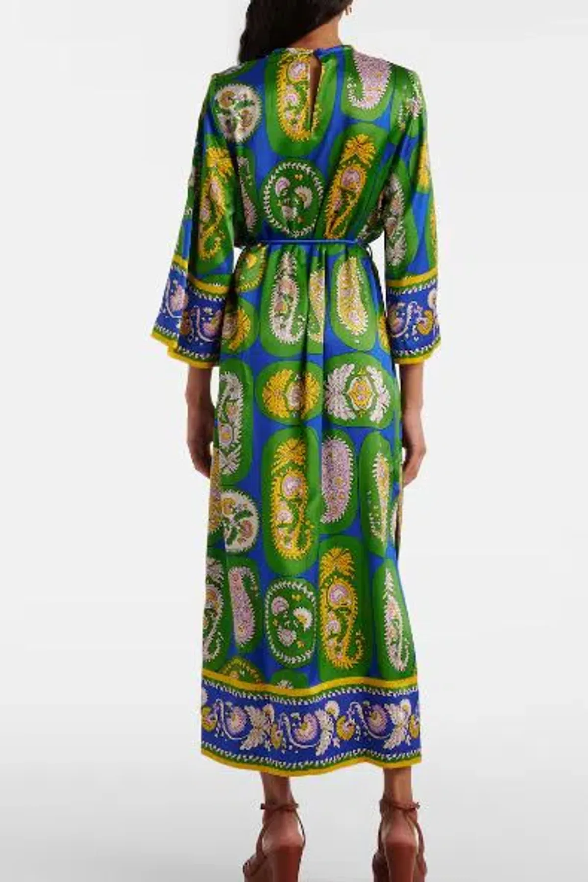 Alemais Printed Silk Maxi Dress My Theresa Exclusive Size 16 - Image 4