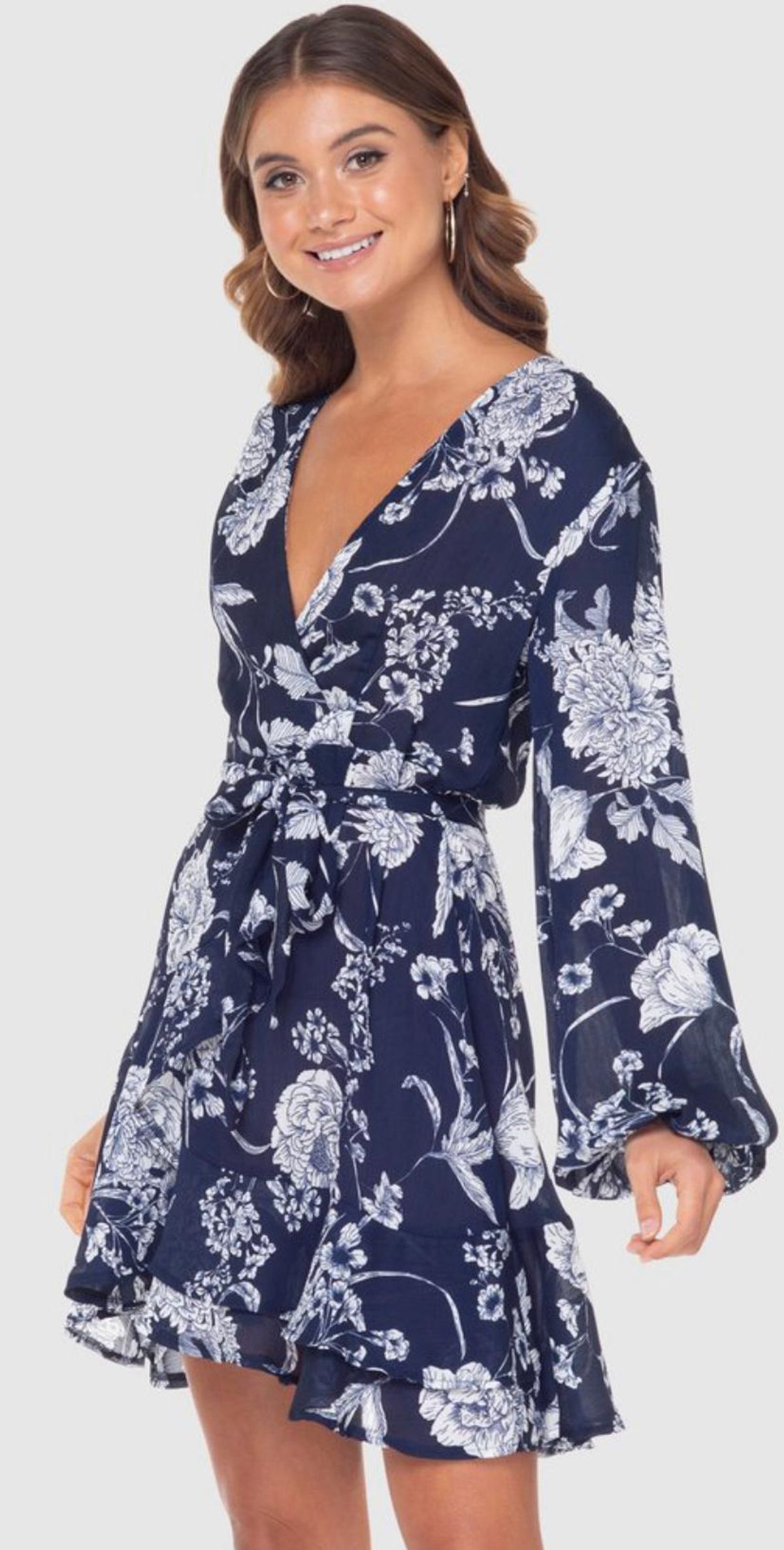 Pilgrim For The Love Mini Dress Floral Size 10 - Image 2