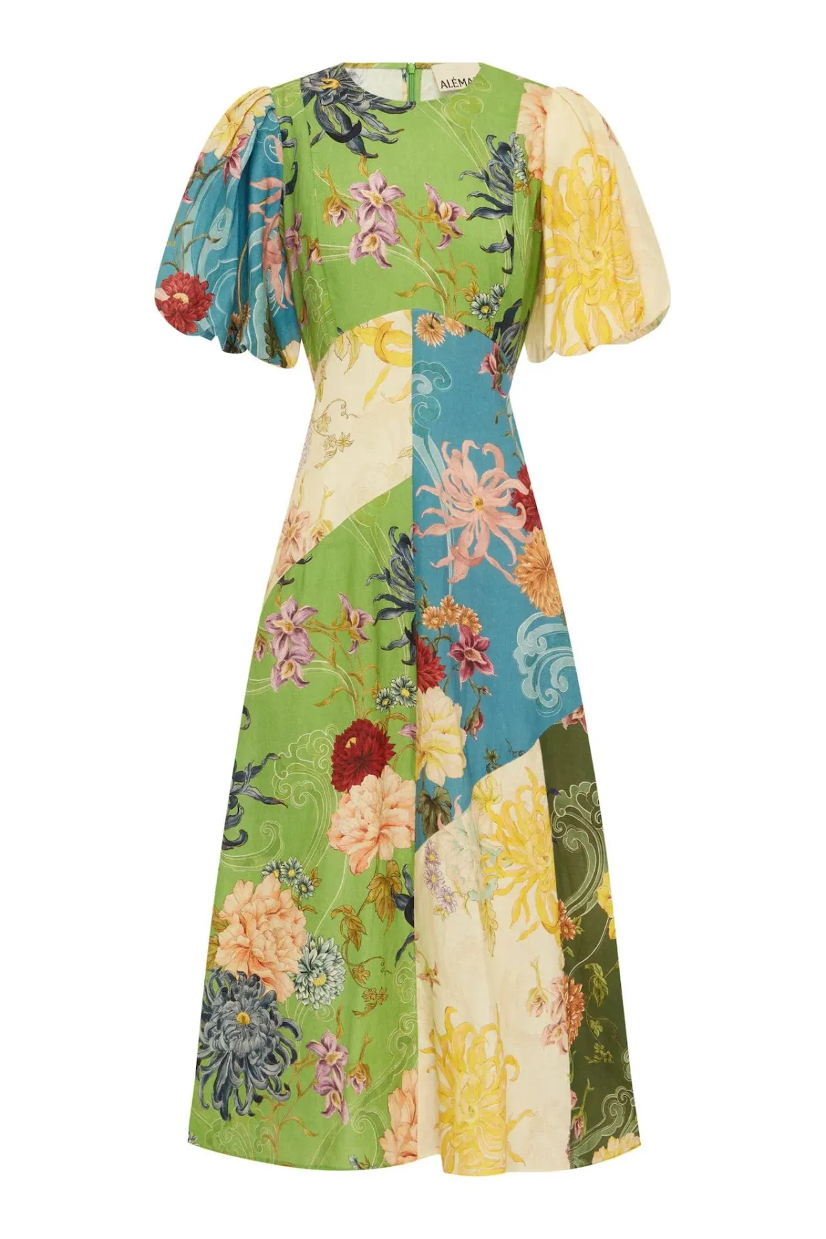 Alemais Avery Spliced Midi Dress Multi Size 10 - Image 3