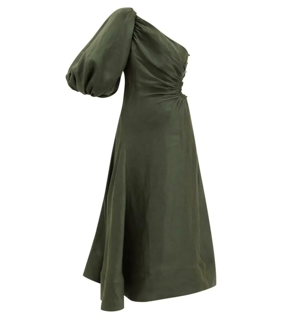 Aje Concept One Shoulder Dress Green Size 0 / Size AU 8 - Image 1