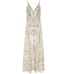 Camilla Tower Tales-print Dress Ivory Size XXL/Au 16 for rent on The Volte - image 2