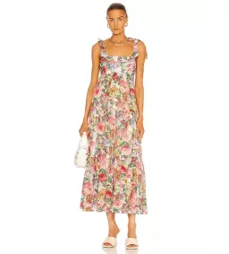 Zimmermann Mae Tie Maxi Dress Floral Size 3/ Au 14 for rent on The Volte - image 1