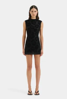 Sir the label Vittoria Mini Dress Midnight Floral Size 8 for rent on The Volte - image 1